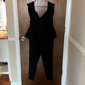 Charlotte Russe peplum jump suit